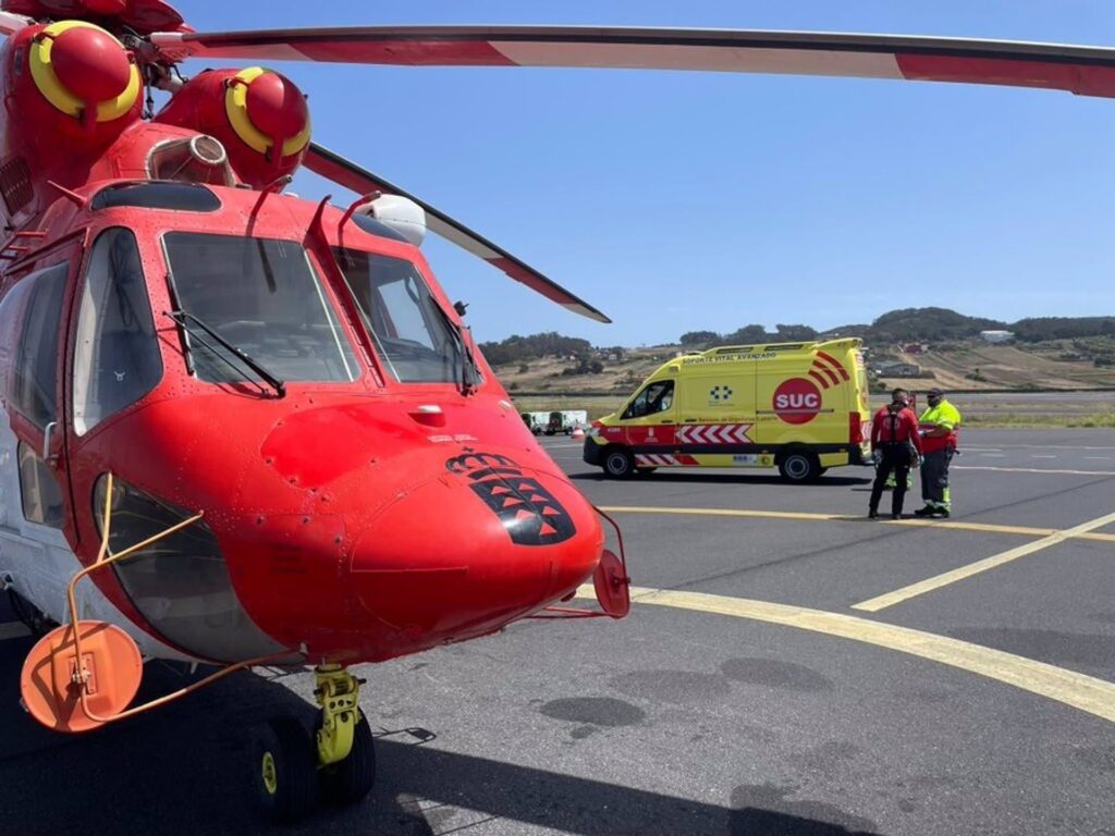 Rescatan a un senderista herido en Chamorga, Tenerife