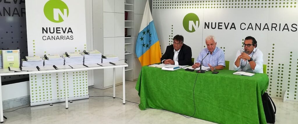 Nueva Canarias (NC) pide ser reinscrita con su nombre primigenio para los comicios de 2023
