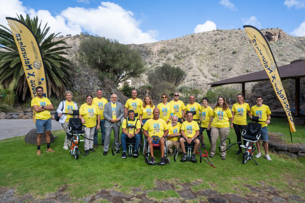 Acceso de personas con movilidad reducida a los senderos de Gran Canaria 