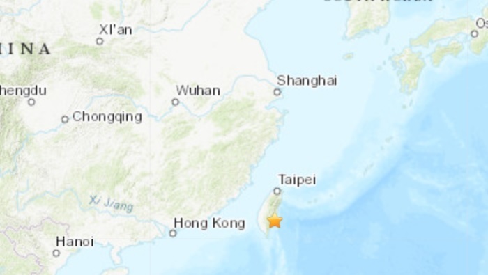 Registrado un terremoto de magnitud 6,8 en Taiwán