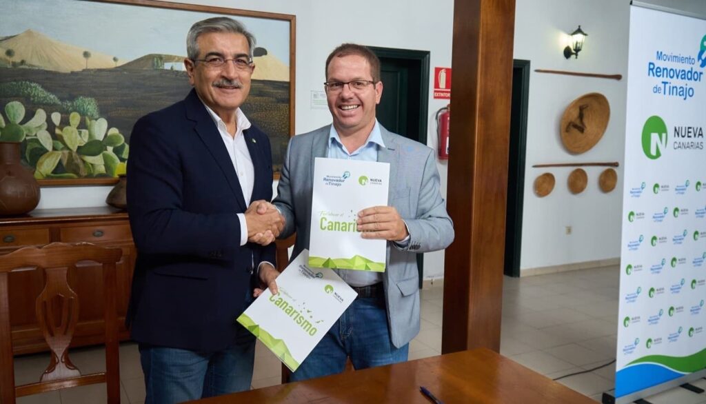 Acuerdo entre NC y MRT en Lanzarote de cara a las elecciones de 2023
