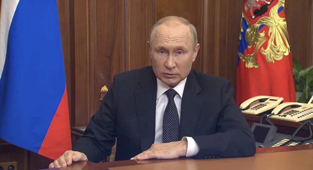 Putin anuncia una movilización parcial de reservistas en Rusia