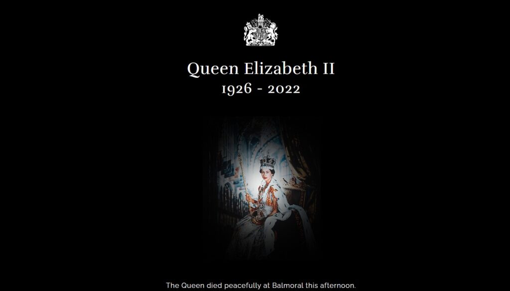 La Reina Isabel II fallece y se pone fin a más de 70 años de reinado