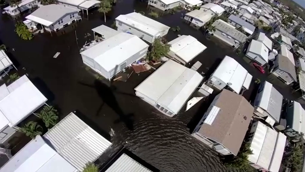 Estados Unidos eleva a 21 el número de fallecidos tras el paso del huracán Ian