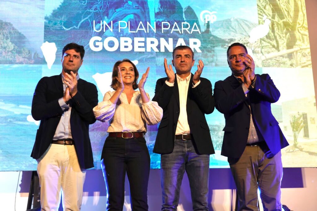Cuca Gamarra clausura la convención itinerante del PP de Canarias