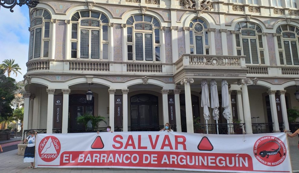 La Plataforma Salvar Chira-Soria se manifiesta este sábado para "salvar" el barranco de Arguineguín, Gran Canaria
