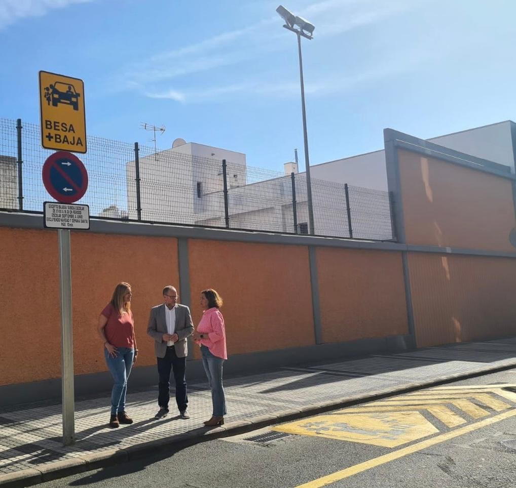 Nuevo entorno escolar seguro en el CEIP Nanda Cambres, en Las Palmas de Gran Canaria