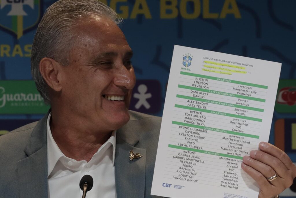 La selección de Brasil ya conoce a los jugadores para Qatar