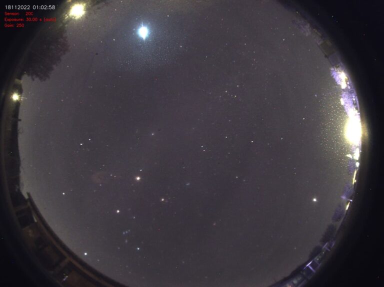 Lluvia de estrellas de noviembre. Táuridas 2022
