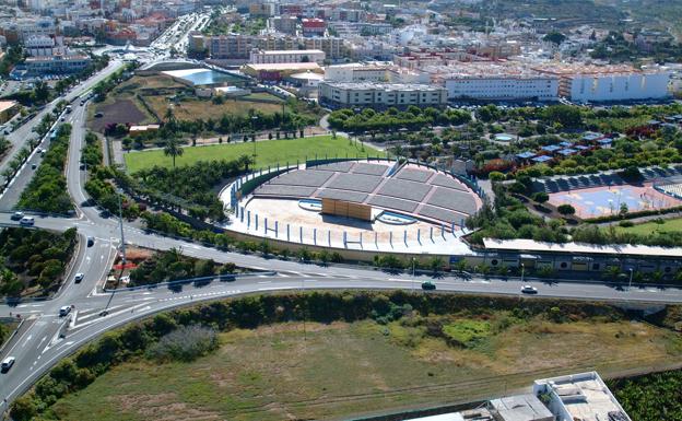 Vista aérea de la zona donde se produjo el atropello