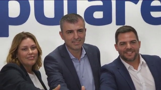 Astrid Pérez y Jacobo Medina, candidatos del PP en Lanzarote