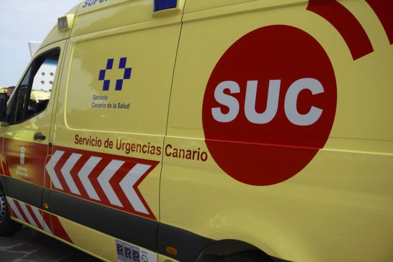Heridas cuatro personas tras una colisión múltiple en Tías (Lanzarote)