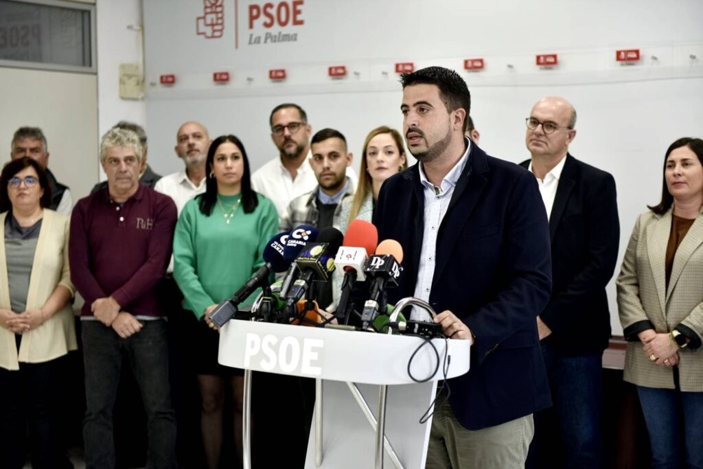 Borja Perdomo, candidato del PSOE al Cabildo de La Palma.