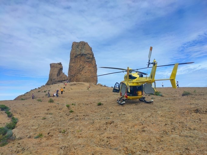 Un senderista sufre un síncope en el Roque Nublo