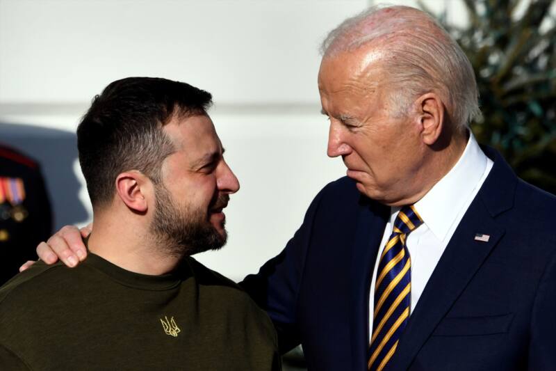 Biden recibe a Zelenski en la Casa Blanca