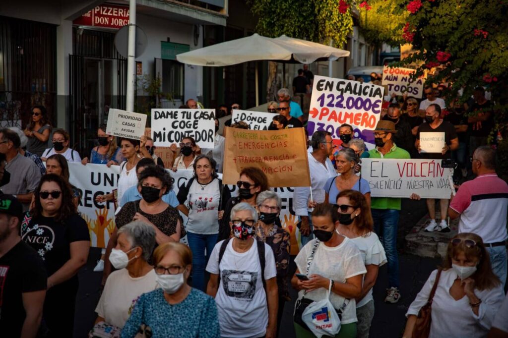 "Decepción" enter los afectados por el volcán de La Palma por el informe del Defensor del Pueblo