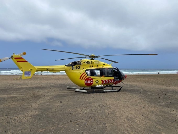 Rescatado un hombre que sufrió un semiahogamiento en la playa de Cofete, Fuerteventura