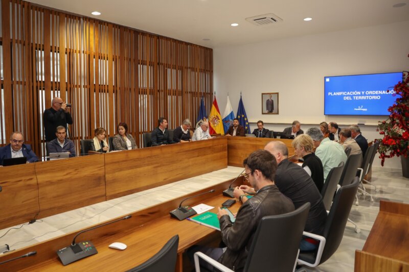 Las instituciones priorizan el problema habitacional en La Palma
