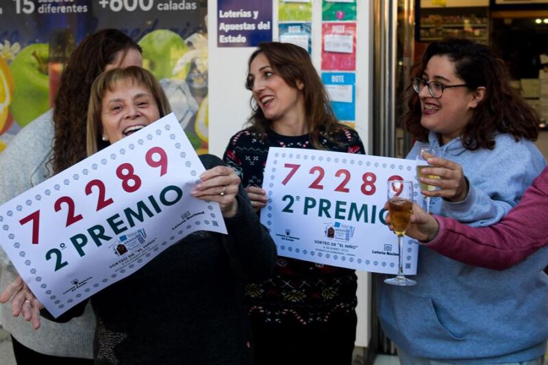 El segundo premio de ‘El Niño’, el 72.289, vendido en Tenerife, Gran Canaria y Lanzarote