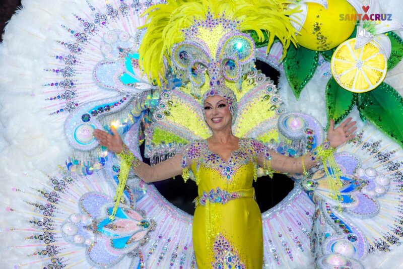 América González González, Reina de los Mayores del Carnaval de Santa Cruz de Tenerife