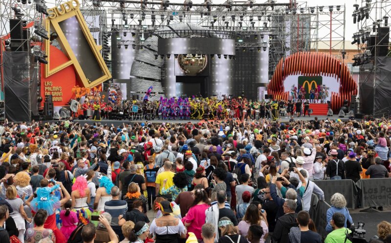 Más de 132.000 personas han asistido al Carnaval de "Studio 54"
