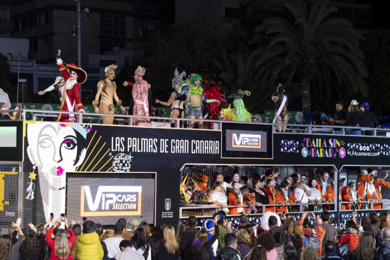 Más de 15.000 personas disfrutaron del primer Desfile de Grupos de invierno del Carnaval de Las Palmas de Gran Canaria