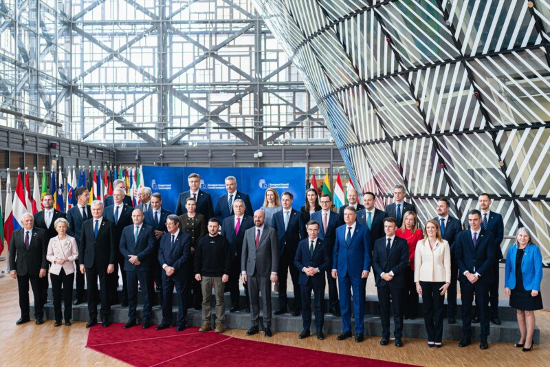 Los líderes de la UE reciben a Zelenski con la promesa de unidad