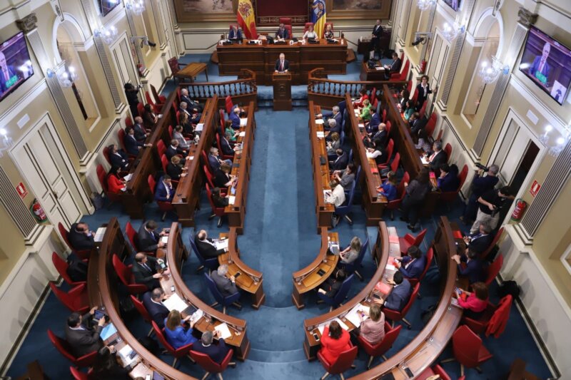 Hemiciclo Parlamento de Canarias