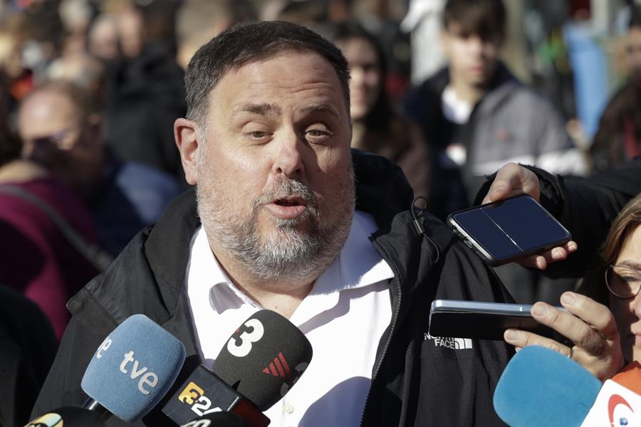 El Supremo mantiene la inhabilitación de Junqueras, Romeva, Turull y Bassa