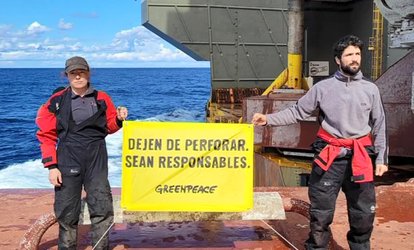 Greenpeace concluye con éxito su protesta más larga por los efectos del cambio climático