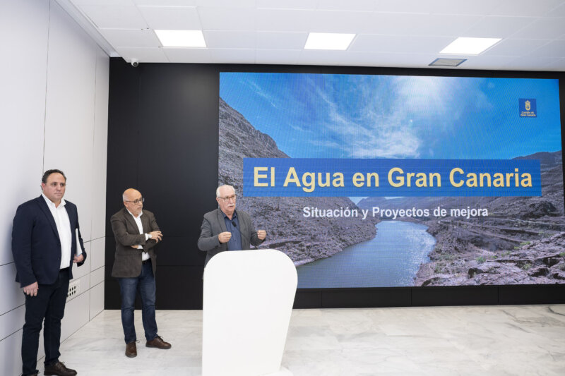 El Cabildo de Gran Canaria pone en marcha un plan de infraestructuras para garantizar la seguridad hídrica