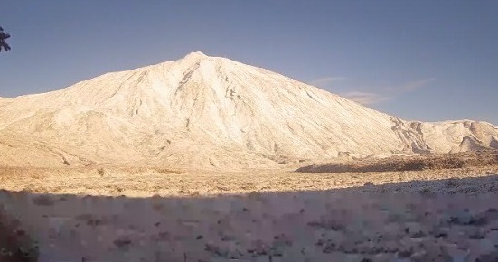 Imagen de El Teide, webcam Parador del Parque Nacional del Teide. Lo más leído 2023.