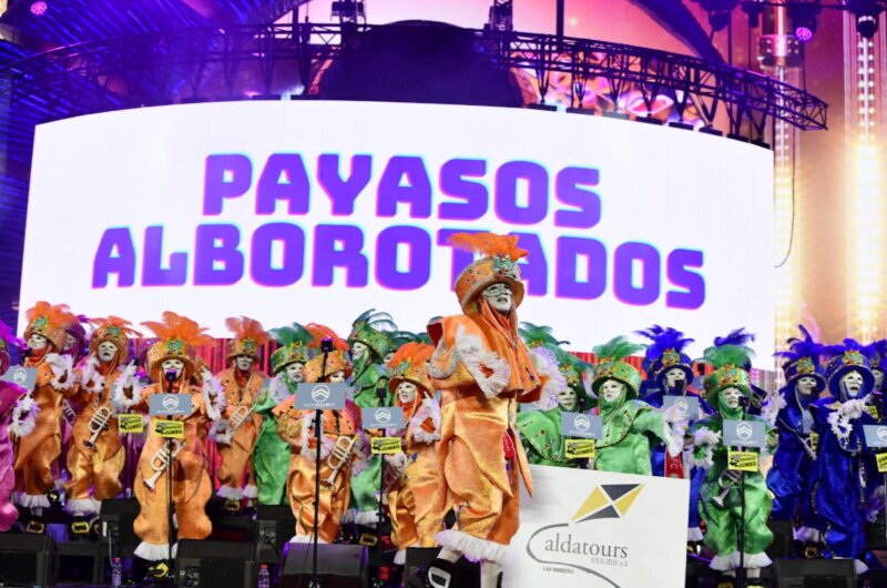 Alarde de ingenio y humor en la segunda fase de Murgas del Carnaval de Las Palmas de Gran Canaria