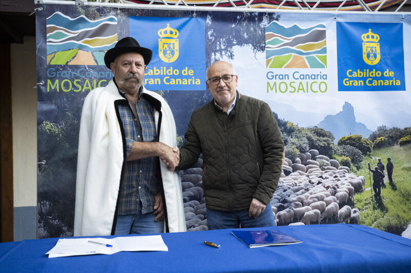 Los pastores de Gran Canaria reeditan el acuerdo con el Cabildo para colaborar en la prevención de incendios