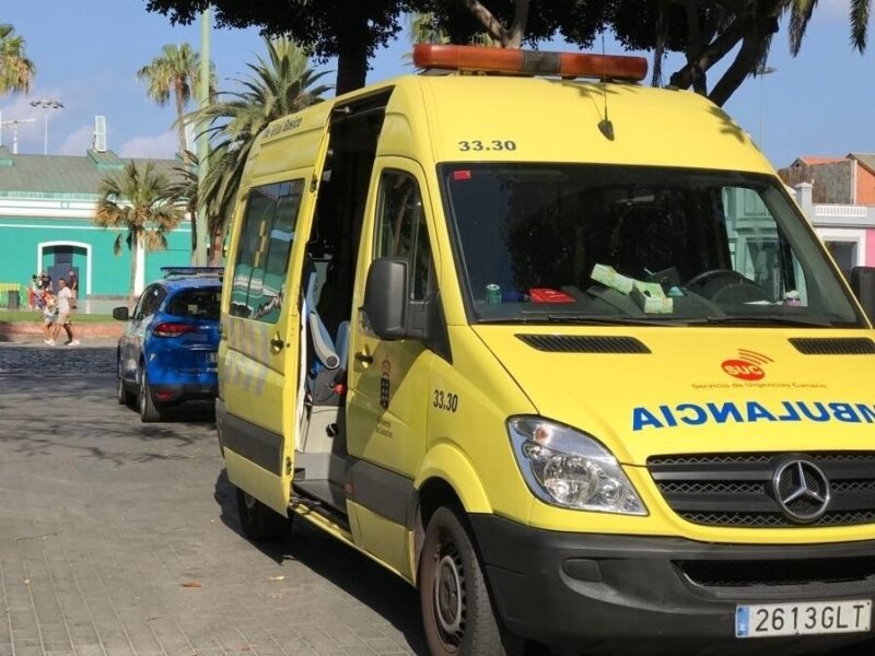 Herida con diversos traumatismos de carácter moderado en Tenerife