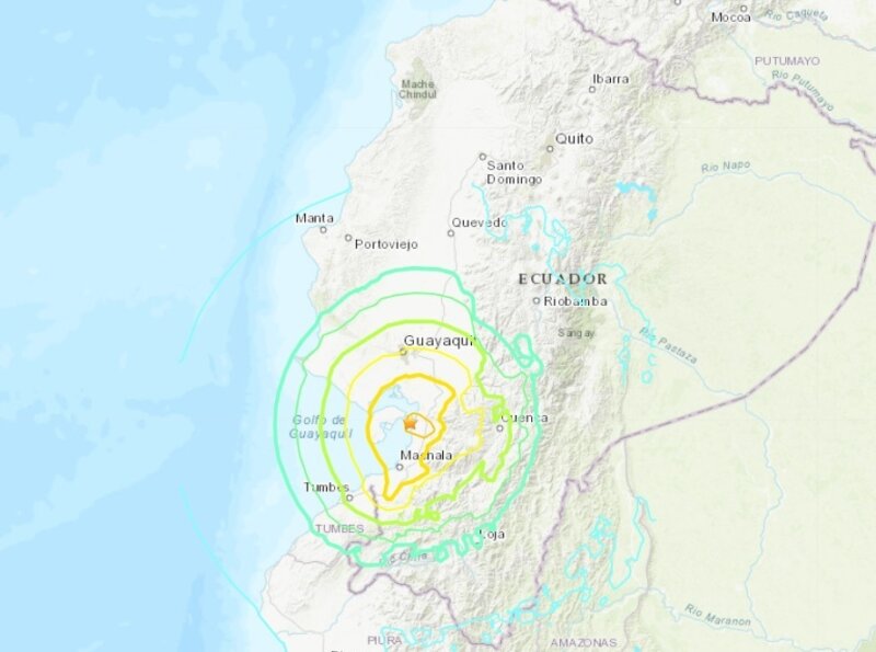 Al menos cuatro muertos por el terremoto en Ecuador