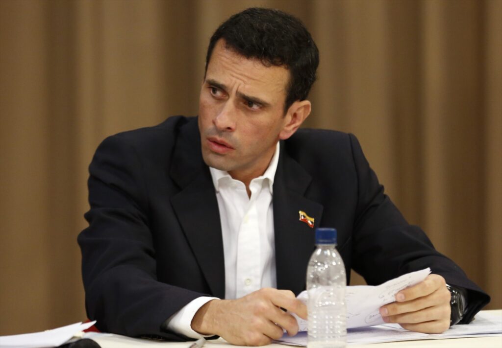 Capriles propone al Gobierno de Venezuela negociar una "mejora" de las condiciones electorales