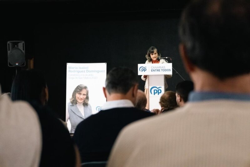 María Isabel Rodríguez (PP) aspira a convertir San Mateo en la capital de las medianías de Gran Canaria