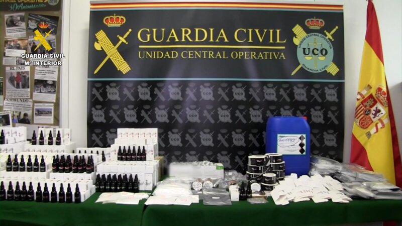 Desarticulada la primera red criminal en España que distribuía medicamentos prohibidos a deportistas