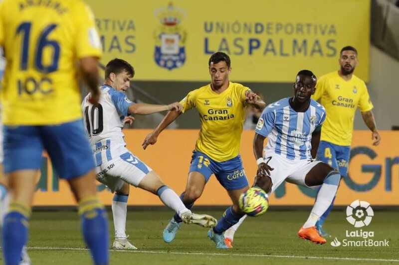 2-2. La UD Las Palmas empata con el Málaga CF