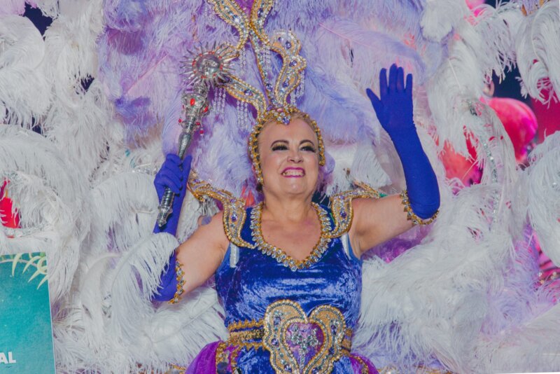 Nieves Bordón es la Gran Dama del Carnaval Internacional de Maspalomas 2023