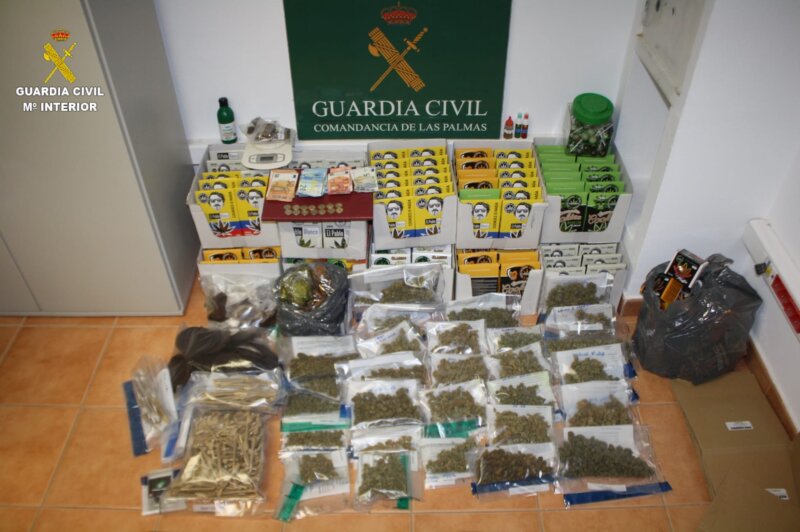 La Guardia Civil ha detenido a tres personas en Lanzarote en el marco de la operación greenpower