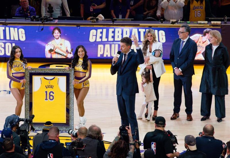 Gasol, leyenda también en los Lakers