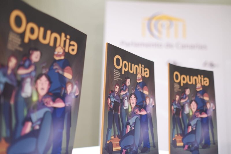 El Parlamento de Canarias da el salto al cómic en 'Opuntia'