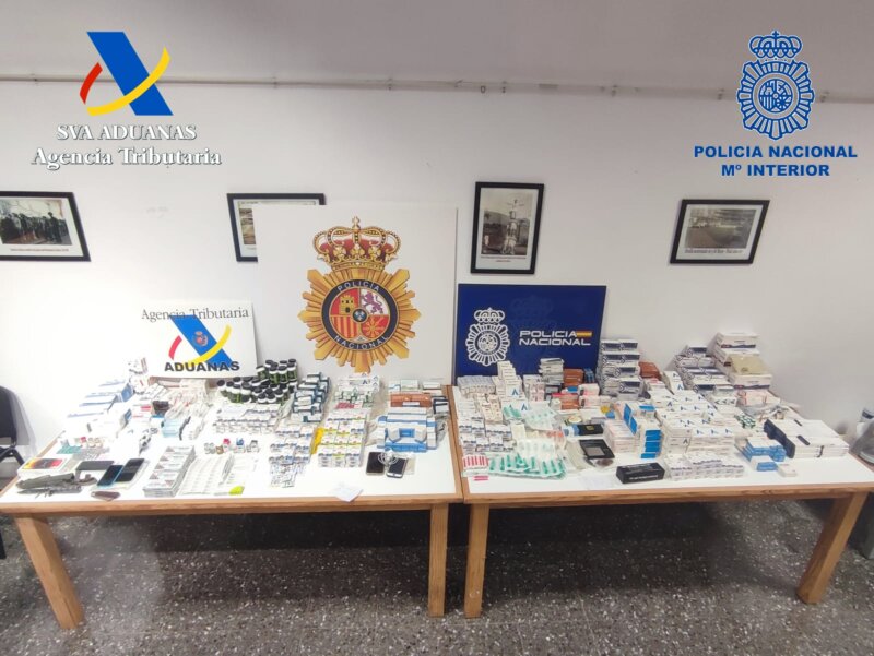 Detenidos en Canarias parte de una organización criminal dedicada al tráfico de anabolizantes ilegales