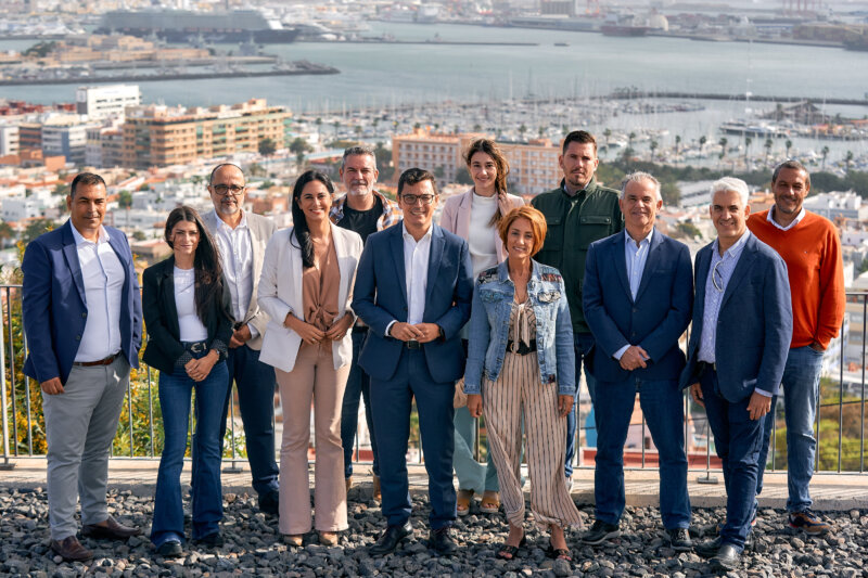Rodríguez, Espino y Bueno, candidatos al Parlamento por CC en Gran Canaria