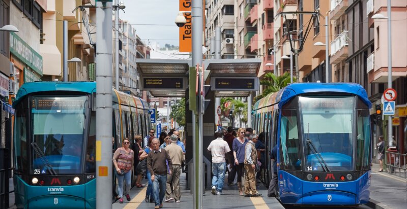 Tranvía de Tenerife aumenta en un 50 % el número de viajeros