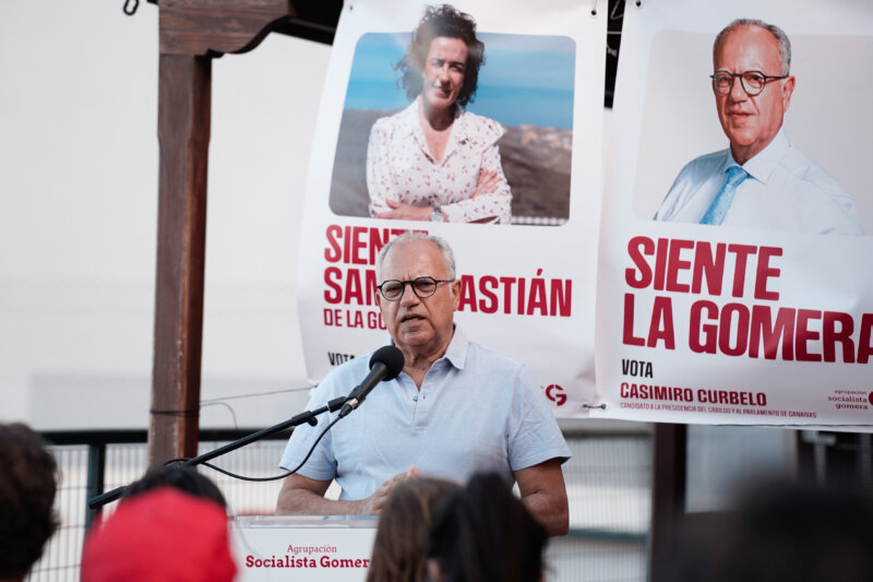 Casimiro Curbelo, candidato a la presidencia del Cabildo Insular y al Parlamento de Canarias por Agrupación Socialista Gomera