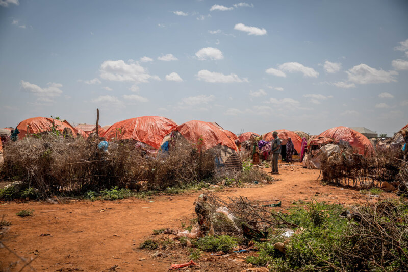 Campo de desplazados por la sequía en Somalia. EP