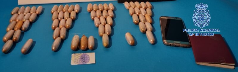 Detenido en Arrecife con 65 cápsulas de heroína